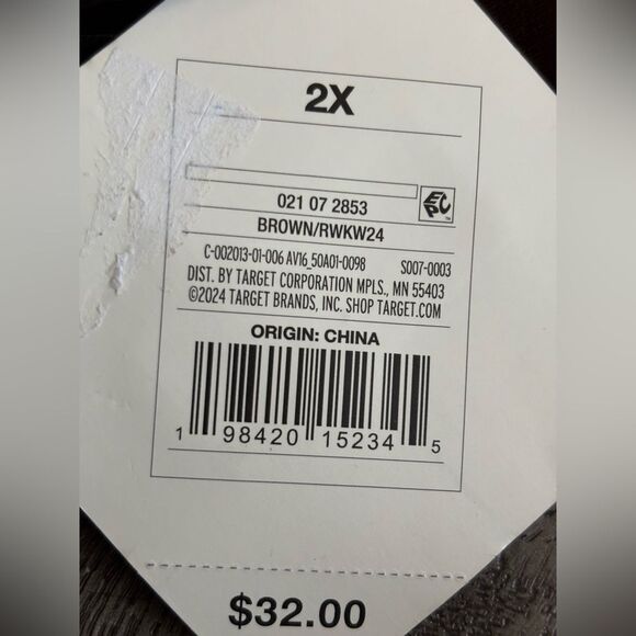 Ava & Viv Brown Flared Pants - Picture 4 of 5